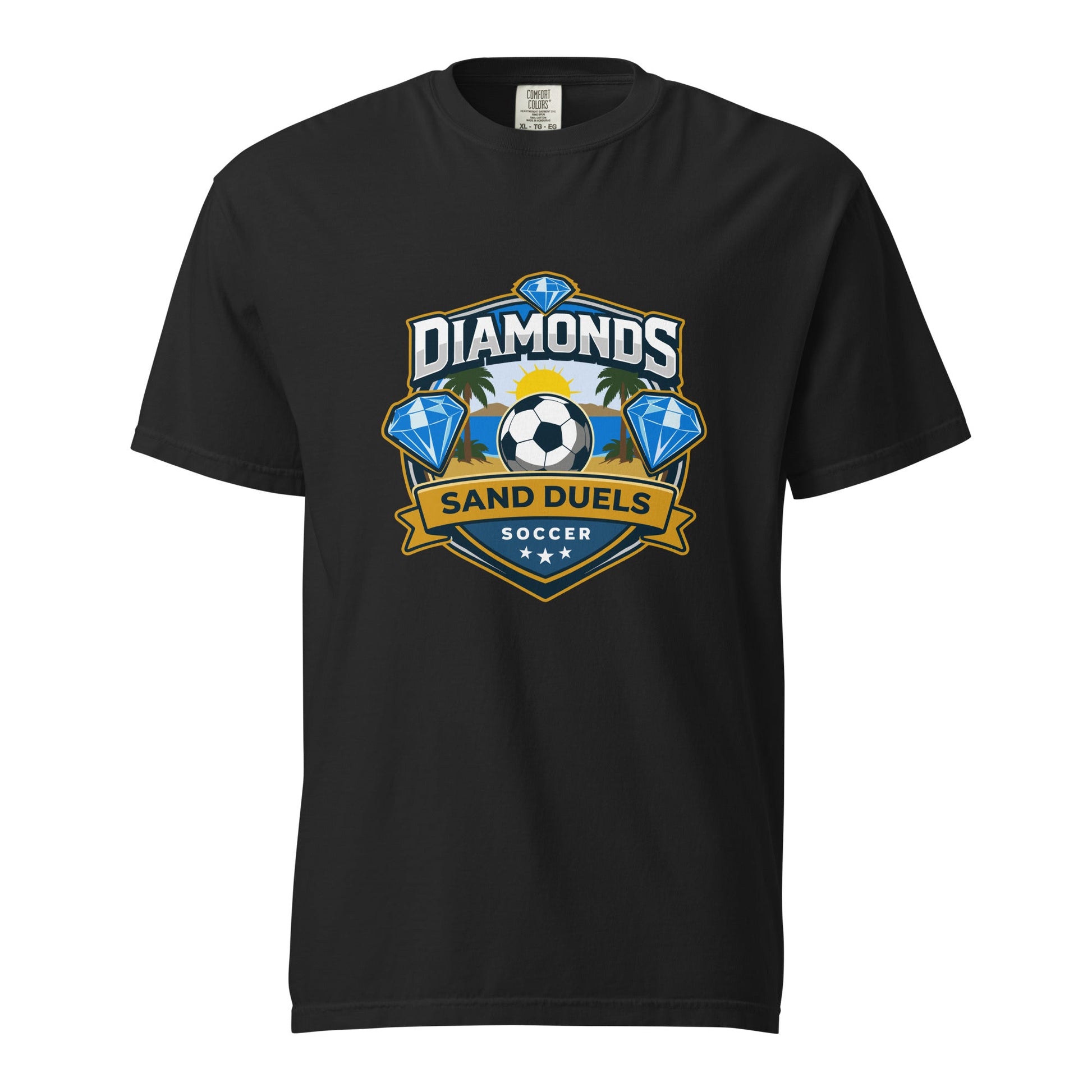 Signature | Comfort Colors T-Shirt | FC Charles: Diamonds | Crest Logo