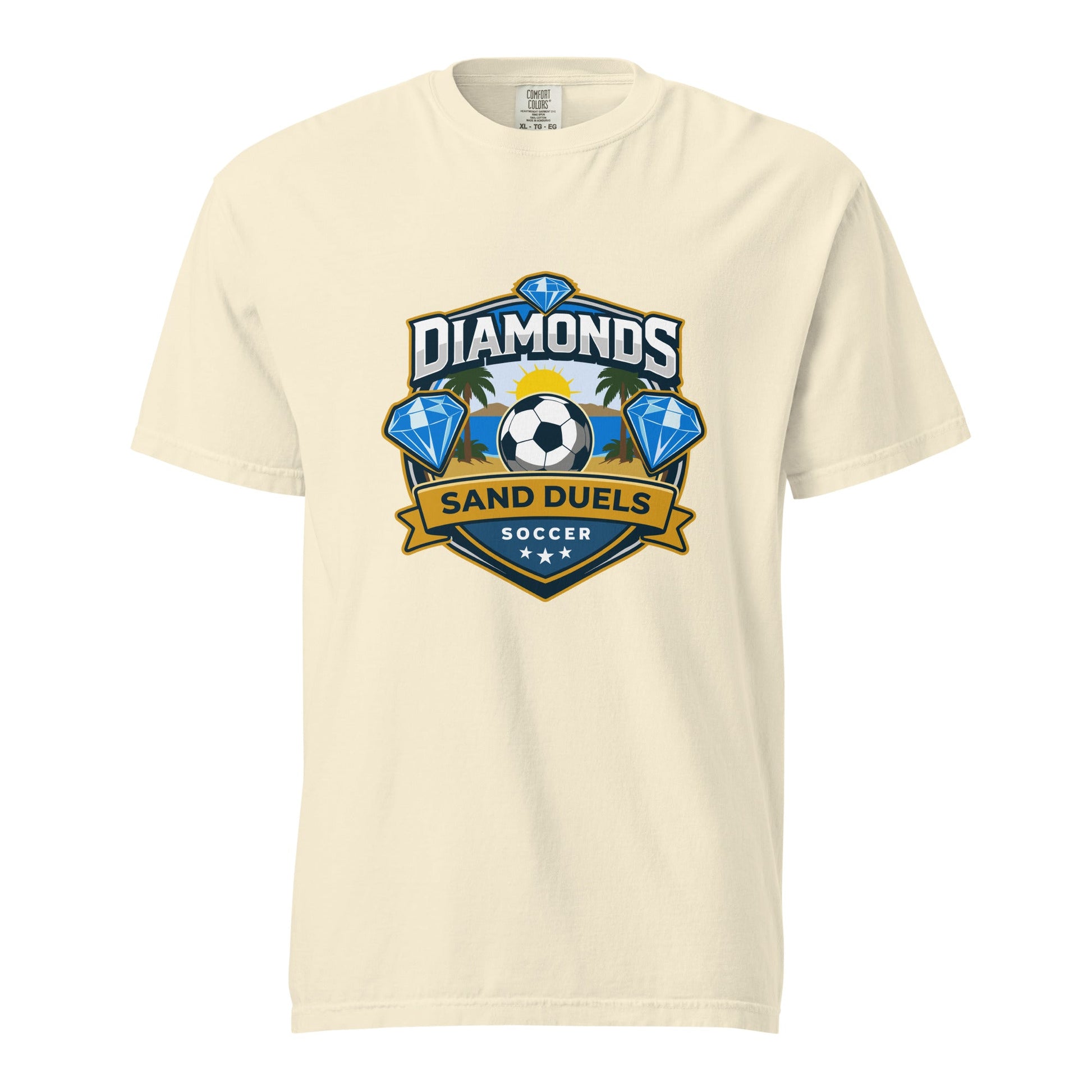 Signature | Comfort Colors T-Shirt | FC Charles: Diamonds | Crest Logo