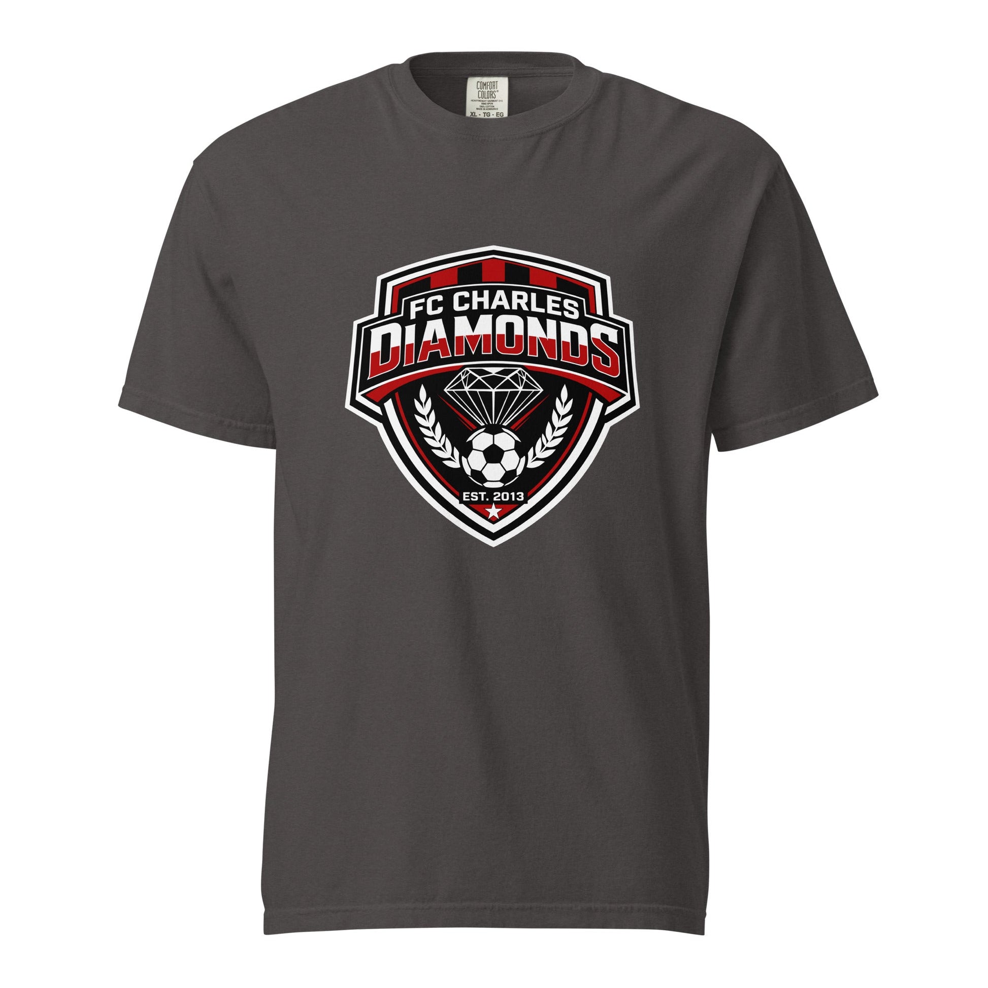 Signature | Comfort Colors T-Shirt | FC Charles: Diamonds | Emblem Logo