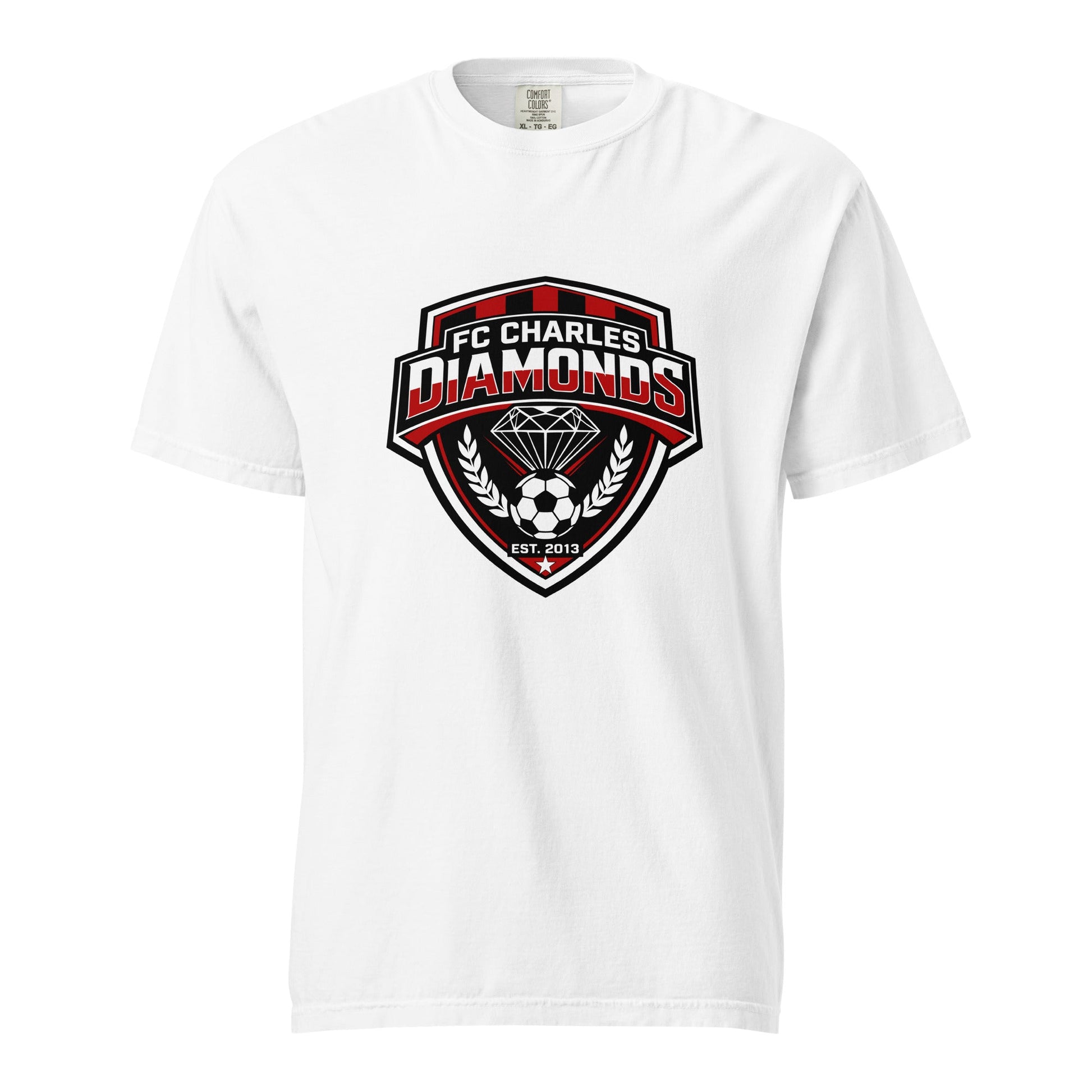 Signature | Comfort Colors T-Shirt | FC Charles: Diamonds | Emblem Logo
