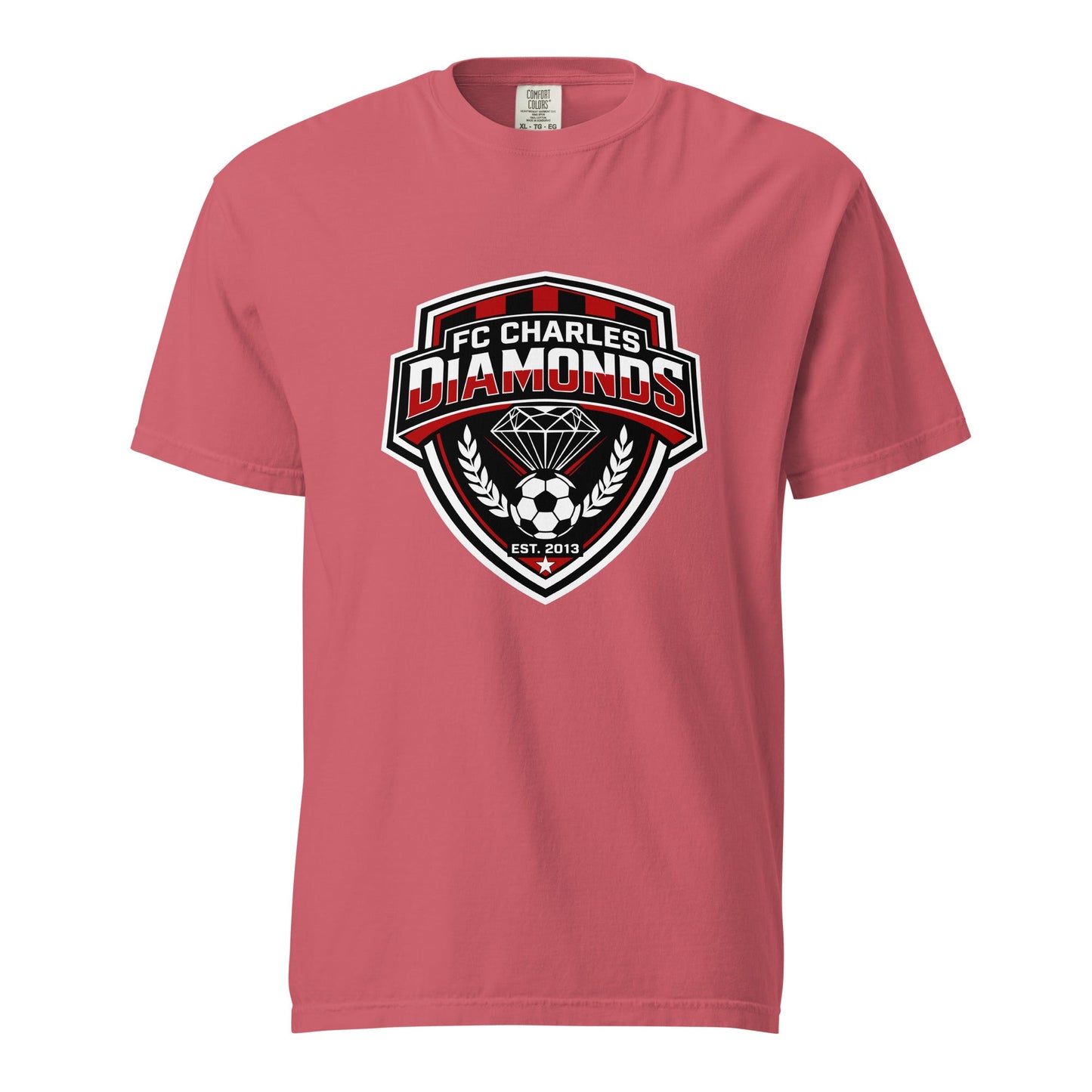 Signature | Comfort Colors T-Shirt | FC Charles: Diamonds | Emblem Logo