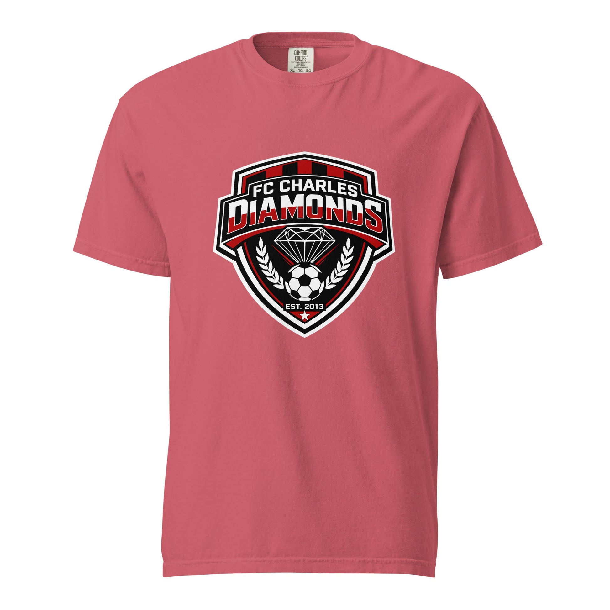 Signature | Comfort Colors T-Shirt | FC Charles: Diamonds | Emblem Logo