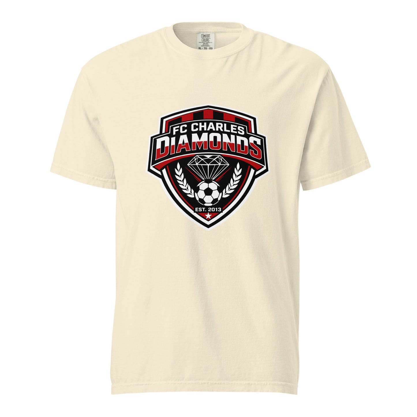 Signature | Comfort Colors T-Shirt | FC Charles: Diamonds | Emblem Logo