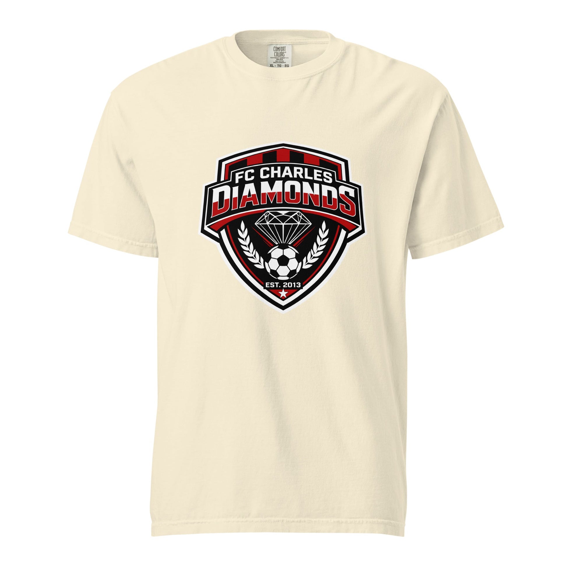Signature | Comfort Colors T-Shirt | FC Charles: Diamonds | Emblem Logo