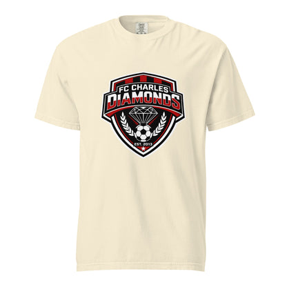 Signature | Comfort Colors T-Shirt | FC Charles: Diamonds | Emblem Logo