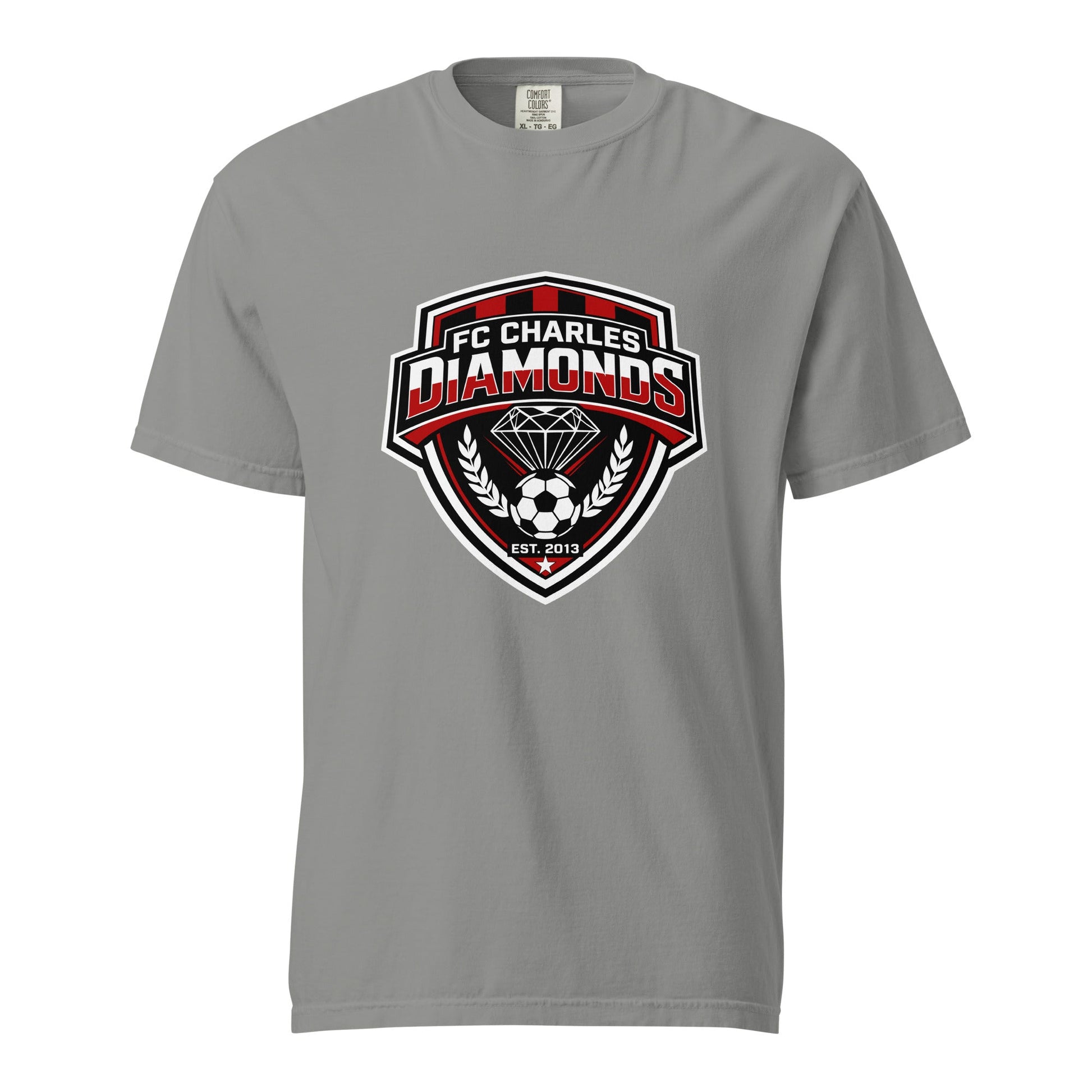 Signature | Comfort Colors T-Shirt | FC Charles: Diamonds | Emblem Logo