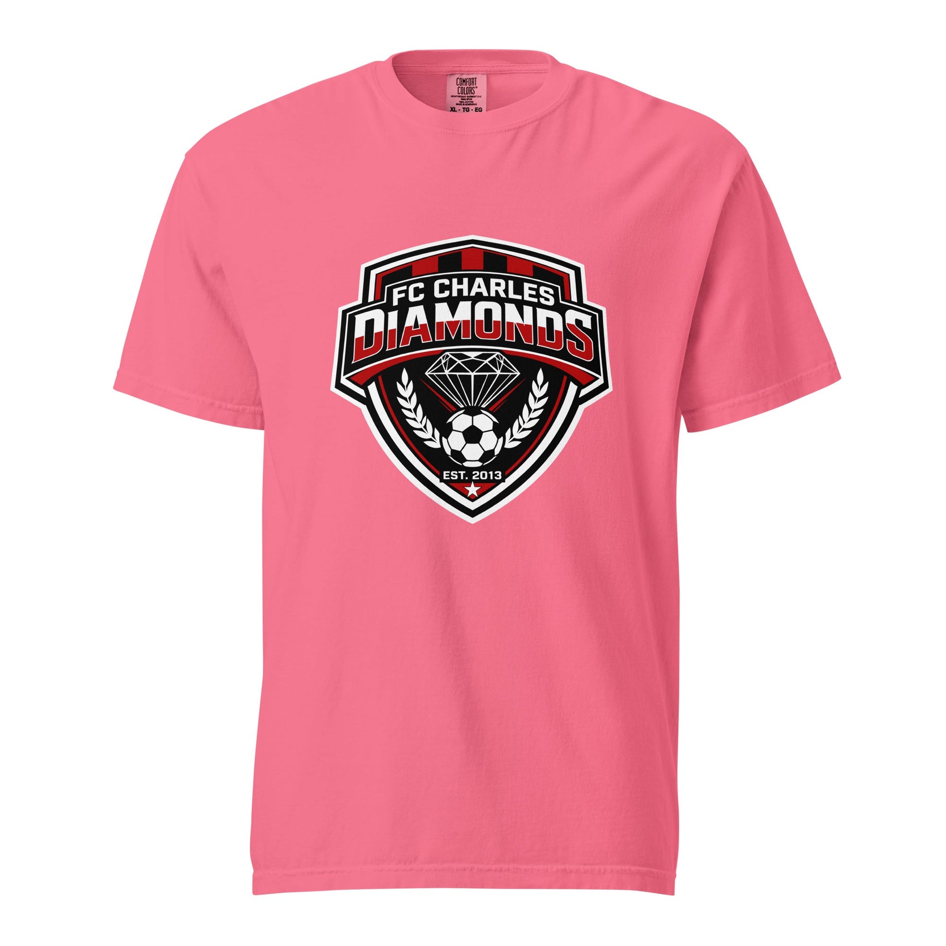 Signature | Comfort Colors T-Shirt | FC Charles: Diamonds | Emblem Logo