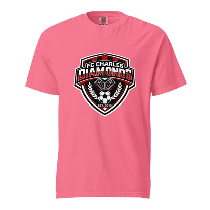 Signature | Comfort Colors T-Shirt | FC Charles: Diamonds | Emblem Logo