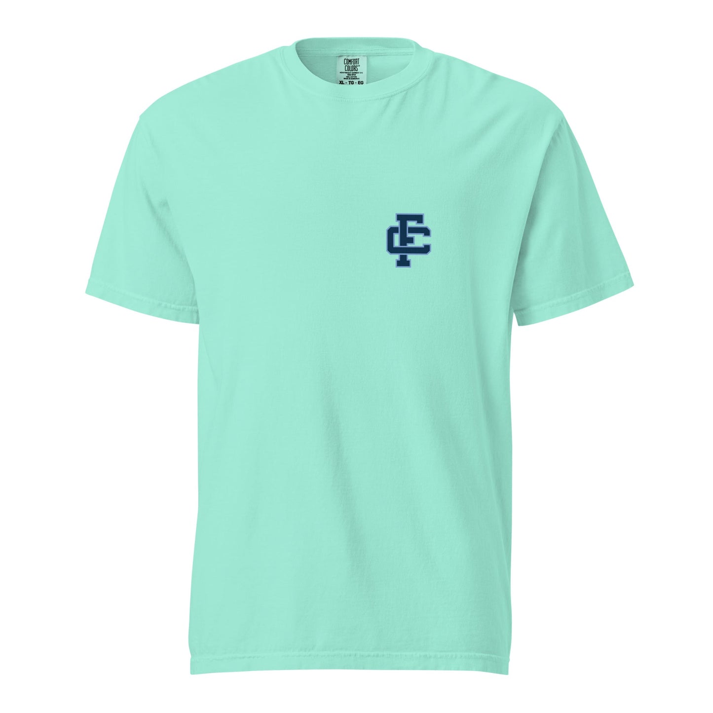 Signature | Comfort Colors T-Shirt | Fellowship Christian School | Vanguard Crest Logo