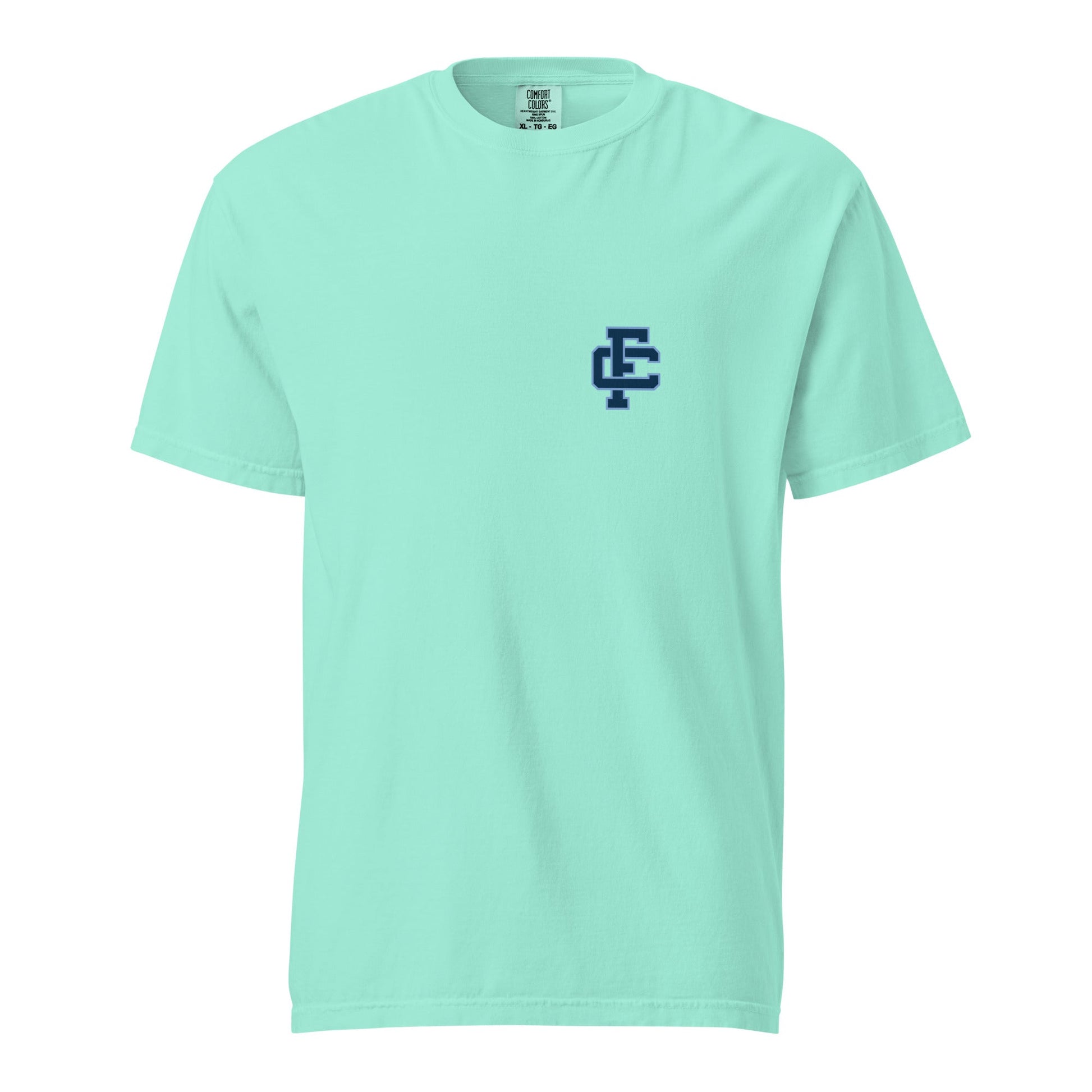 Signature | Comfort Colors T-Shirt | Fellowship Christian School | Vanguard Crest Logo