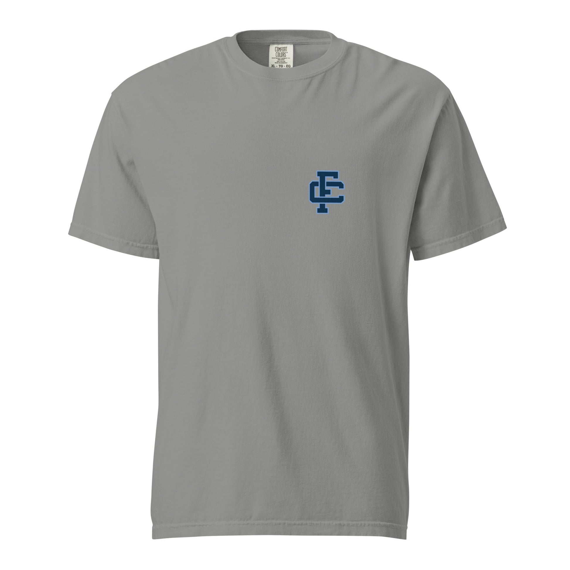 Signature | Comfort Colors T-Shirt | Fellowship Christian School | Vanguard Crest Logo