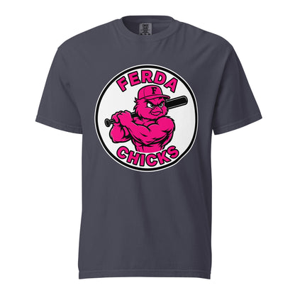 Signature | Comfort Colors T-Shirt | FerDa Chicks | Badge Logo