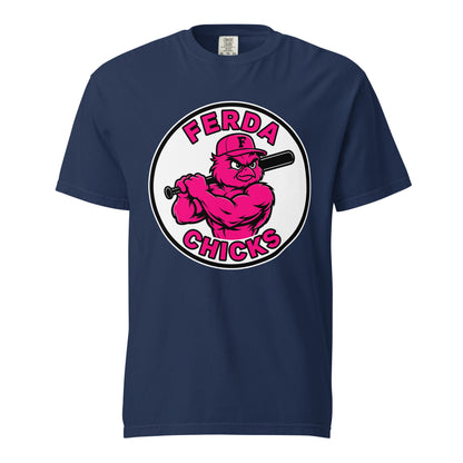 Signature | Comfort Colors T-Shirt | FerDa Chicks | Badge Logo