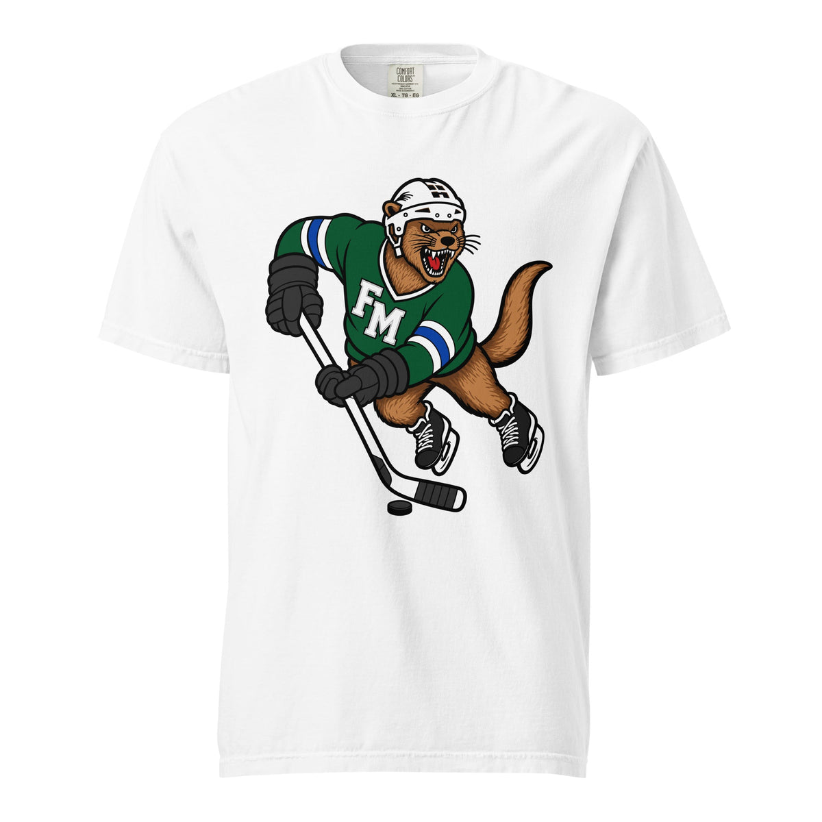 Signature | Comfort Colors T-Shirt | Fighting Mongooses Hockey Club | Vanguard Otters Logo