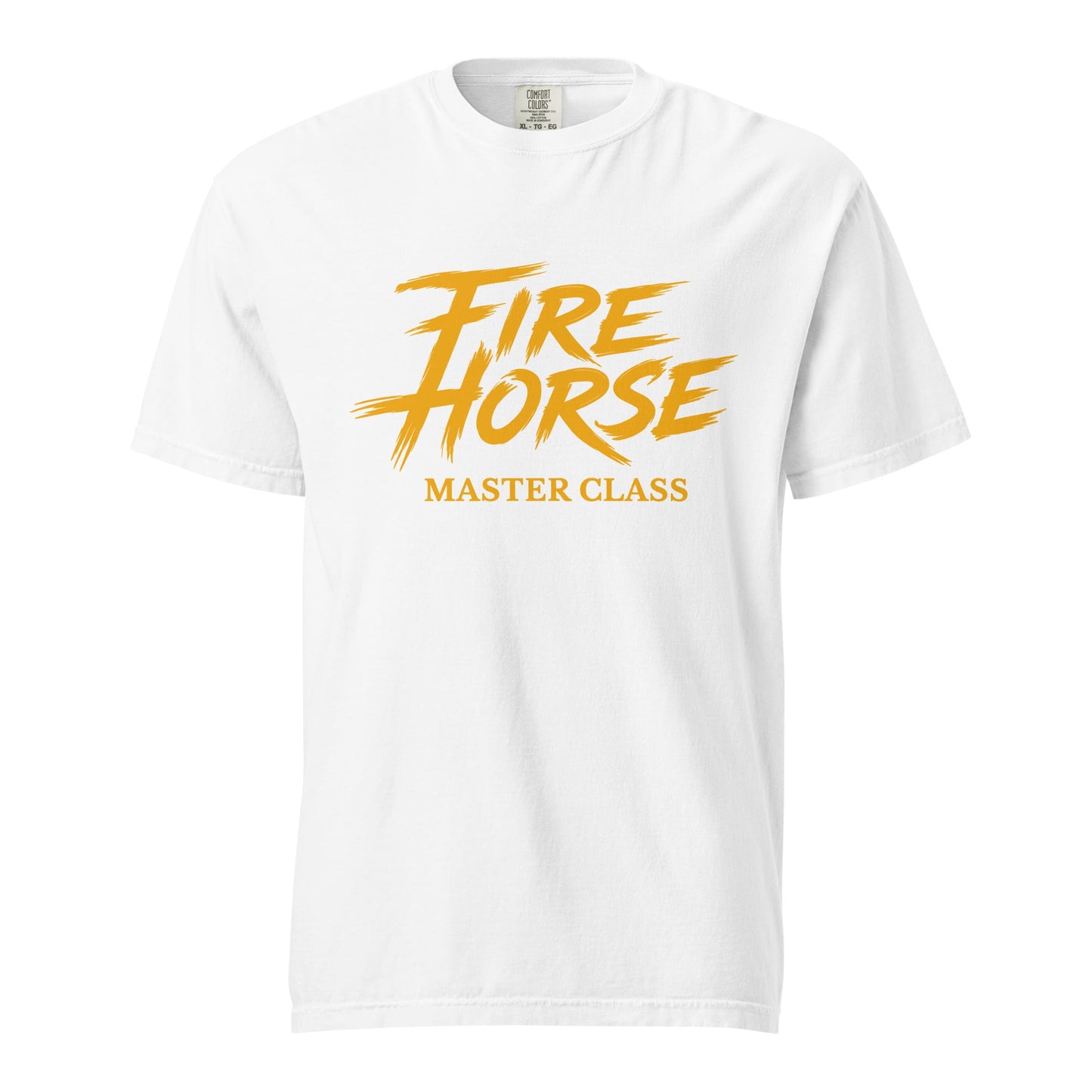 Signature | Comfort Colors T-Shirt | Fire Horse Masters | Modern Script Logo