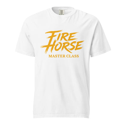Signature | Comfort Colors T-Shirt | Fire Horse Masters | Modern Script Logo
