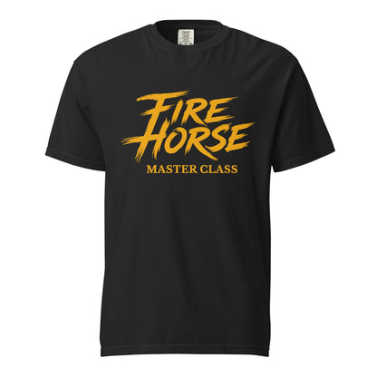 Signature | Comfort Colors T-Shirt | Fire Horse Masters | Modern Script Logo