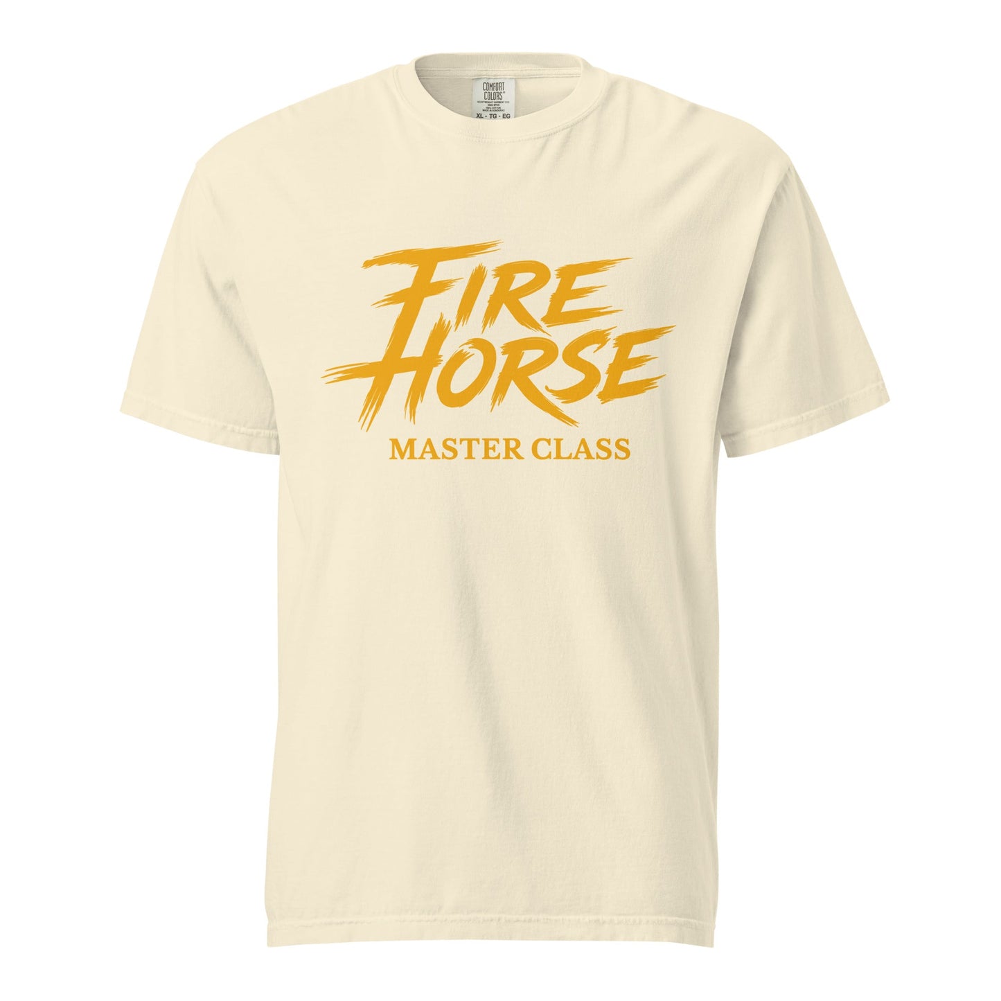 Signature | Comfort Colors T-Shirt | Fire Horse Masters | Modern Script Logo