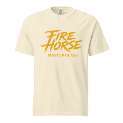 Signature | Comfort Colors T-Shirt | Fire Horse Masters | Modern Script Logo