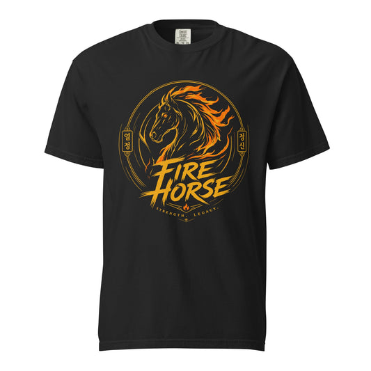 Signature | Comfort Colors T-Shirt | Fire Horse Masters | Vanguard Logo