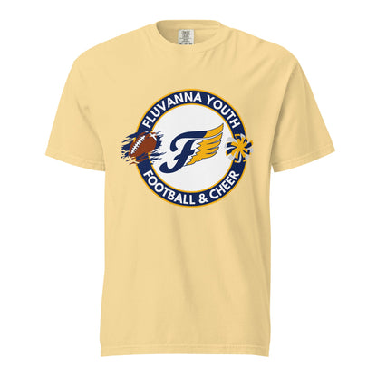Signature | Comfort Colors T-Shirt | Fluvanna Youth Football and Cheer | Badge Logo