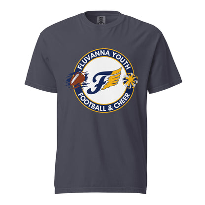 Signature | Comfort Colors T-Shirt | Fluvanna Youth Football and Cheer | Badge Logo
