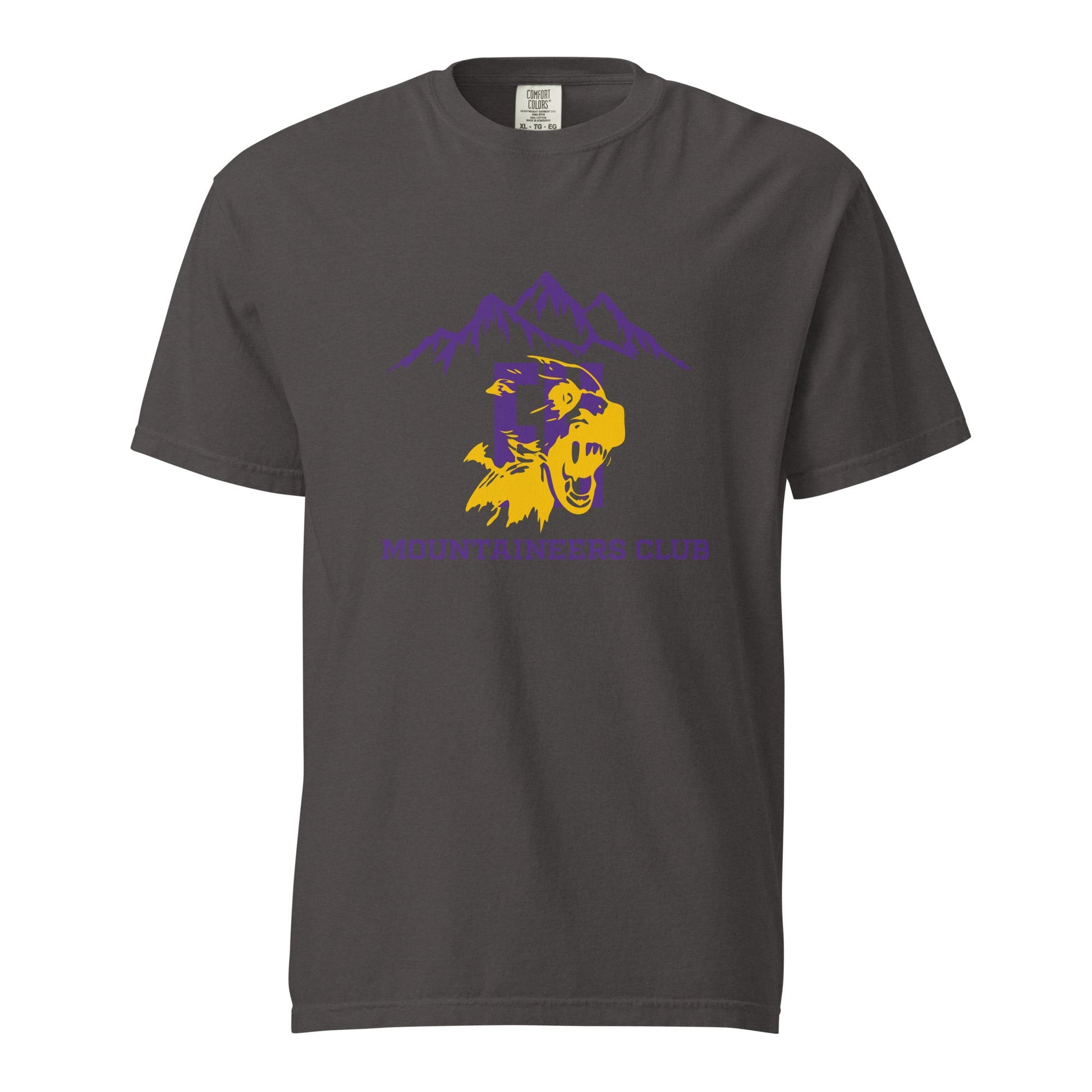 Signature | Comfort Colors T-Shirt | Friday Harbor High School Mountaineers Club | Mountaineers Logo