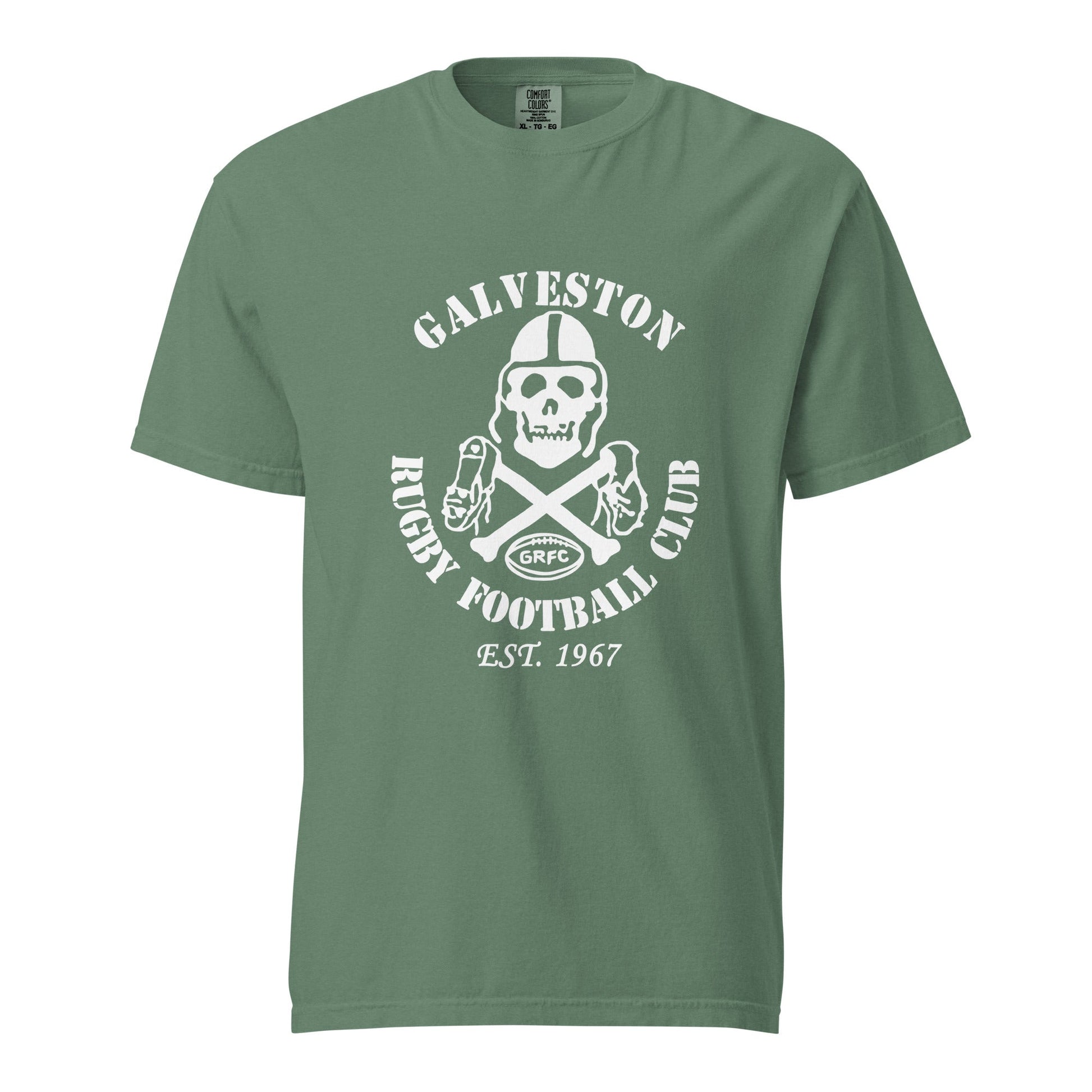 Signature | Comfort Colors T-Shirt | Galveston Football Rugby Club | Alt Logo