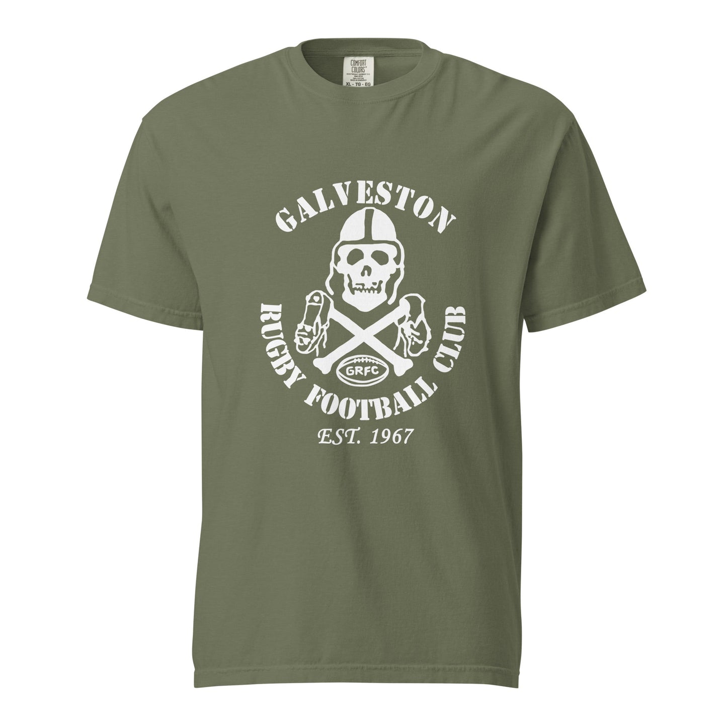 Signature | Comfort Colors T-Shirt | Galveston Football Rugby Club | Alt Logo