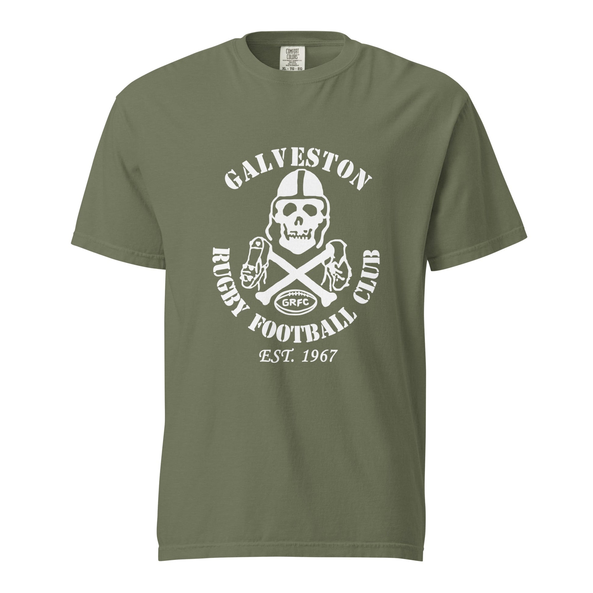 Signature | Comfort Colors T-Shirt | Galveston Football Rugby Club | Alt Logo
