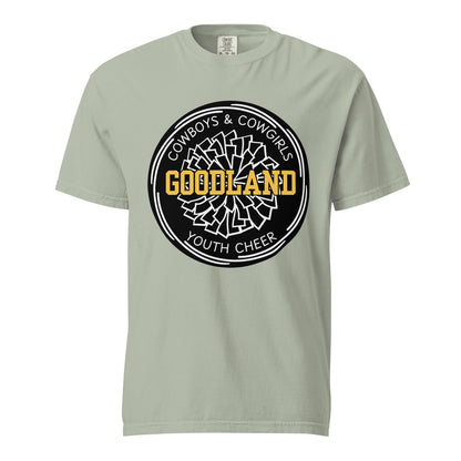 Signature | Comfort Colors T-Shirt | Goodland Youth Cheer | Badge Logo