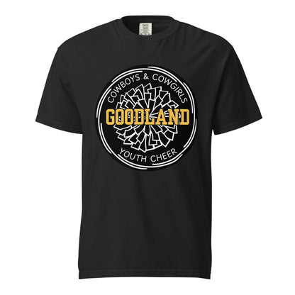 Signature | Comfort Colors T-Shirt | Goodland Youth Cheer | Badge Logo