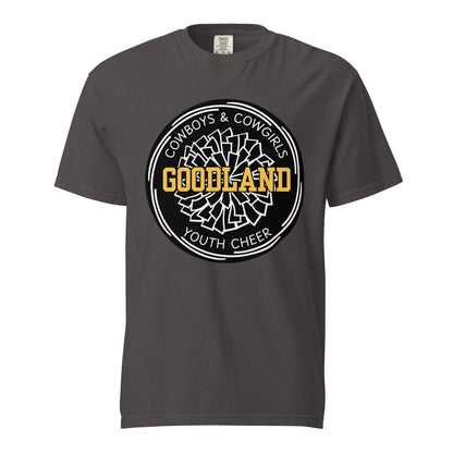Signature | Comfort Colors T-Shirt | Goodland Youth Cheer | Badge Logo