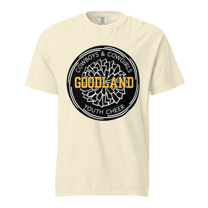 Signature | Comfort Colors T-Shirt | Goodland Youth Cheer | Badge Logo