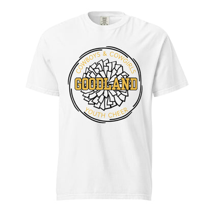 Signature | Comfort Colors T-Shirt | Goodland Youth Cheer | Crest Logo
