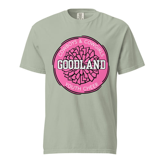 Signature | Comfort Colors T-Shirt | Goodland Youth Cheer | Vanguard Logo