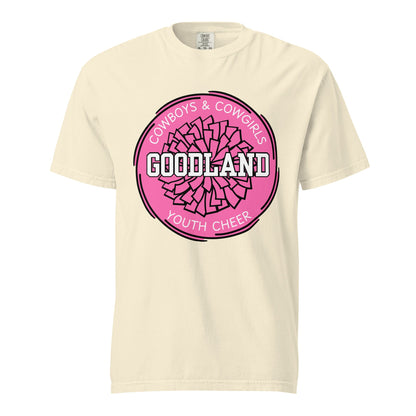 Signature | Comfort Colors T-Shirt | Goodland Youth Cheer | Vanguard Logo