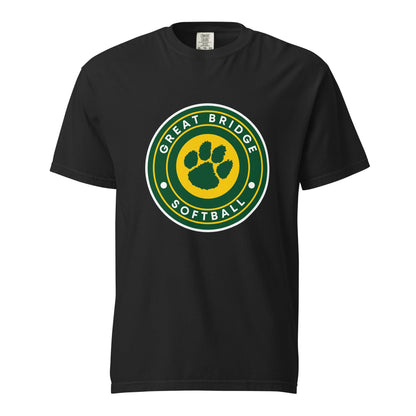 Signature | Comfort Colors T-Shirt | Great Bridge Softball Booster | Badge Logo