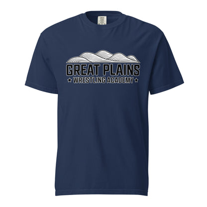 Signature | Comfort Colors T-Shirt | Great Plains Wrestling Academy | Crest Logo