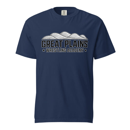 Signature | Comfort Colors T-Shirt | Great Plains Wrestling Academy | Crest Logo