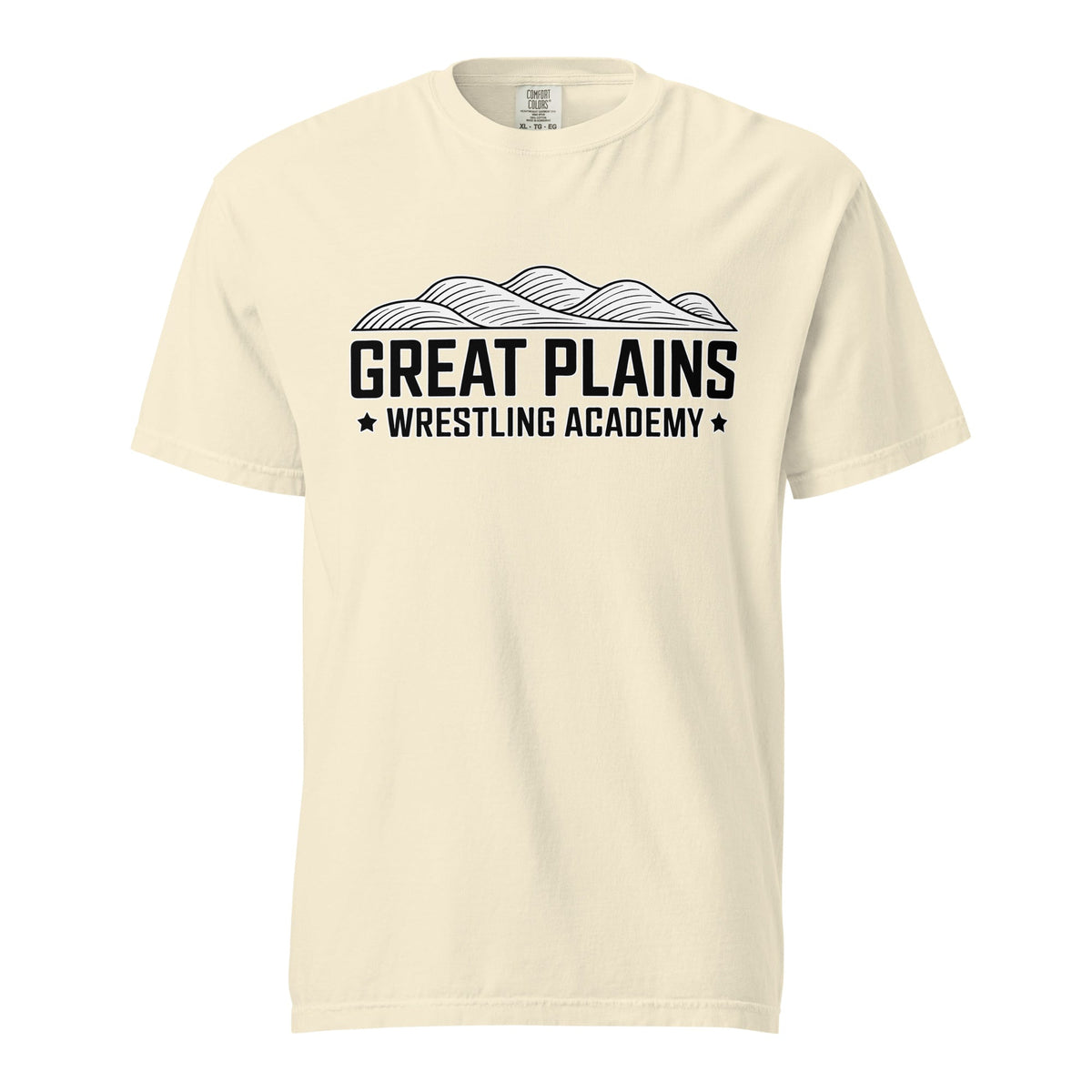 Signature | Comfort Colors T-Shirt | Great Plains Wrestling Academy | Crest Logo