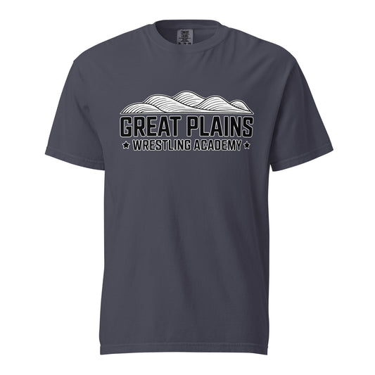 Signature | Comfort Colors T-Shirt | Great Plains Wrestling Academy | Crest Logo