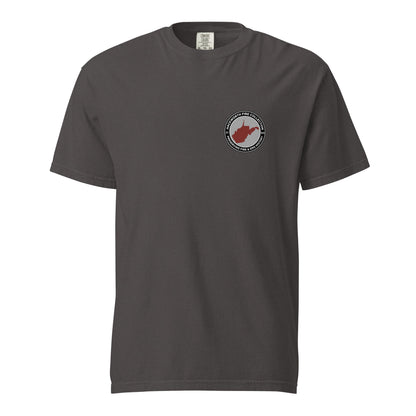 Signature | Comfort Colors T-Shirt | Hackworth Fire Collection | Badge Logo