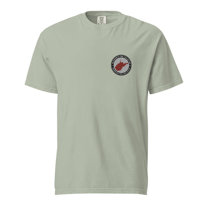 Signature | Comfort Colors T-Shirt | Hackworth Fire Collection | Badge Logo