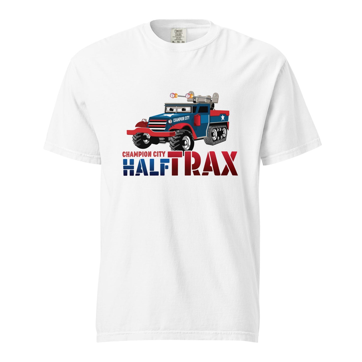 Signature | Comfort Colors T-Shirt | Half Trax Baseball | Mascot Logo