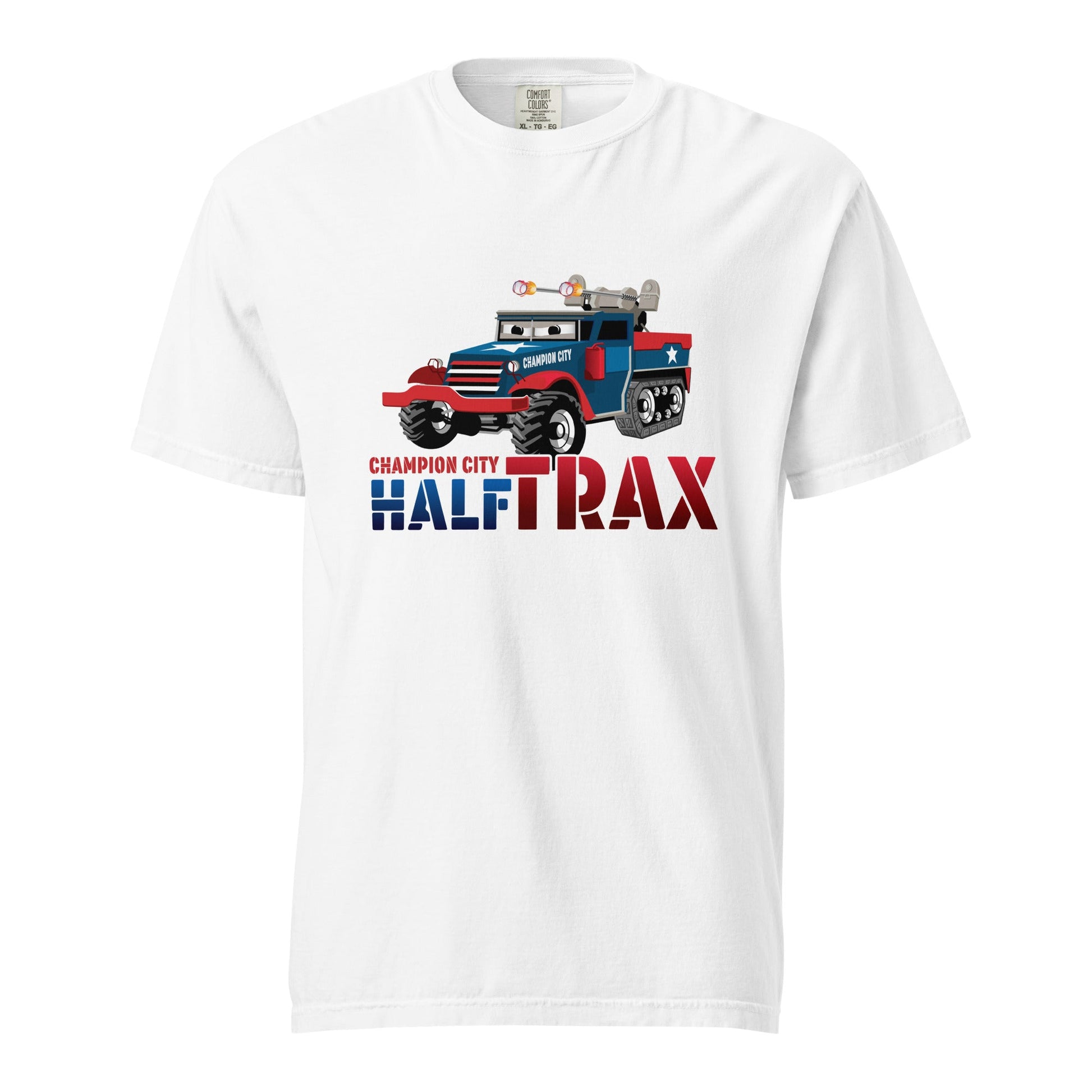 Signature | Comfort Colors T-Shirt | Half Trax Baseball | Mascot Logo