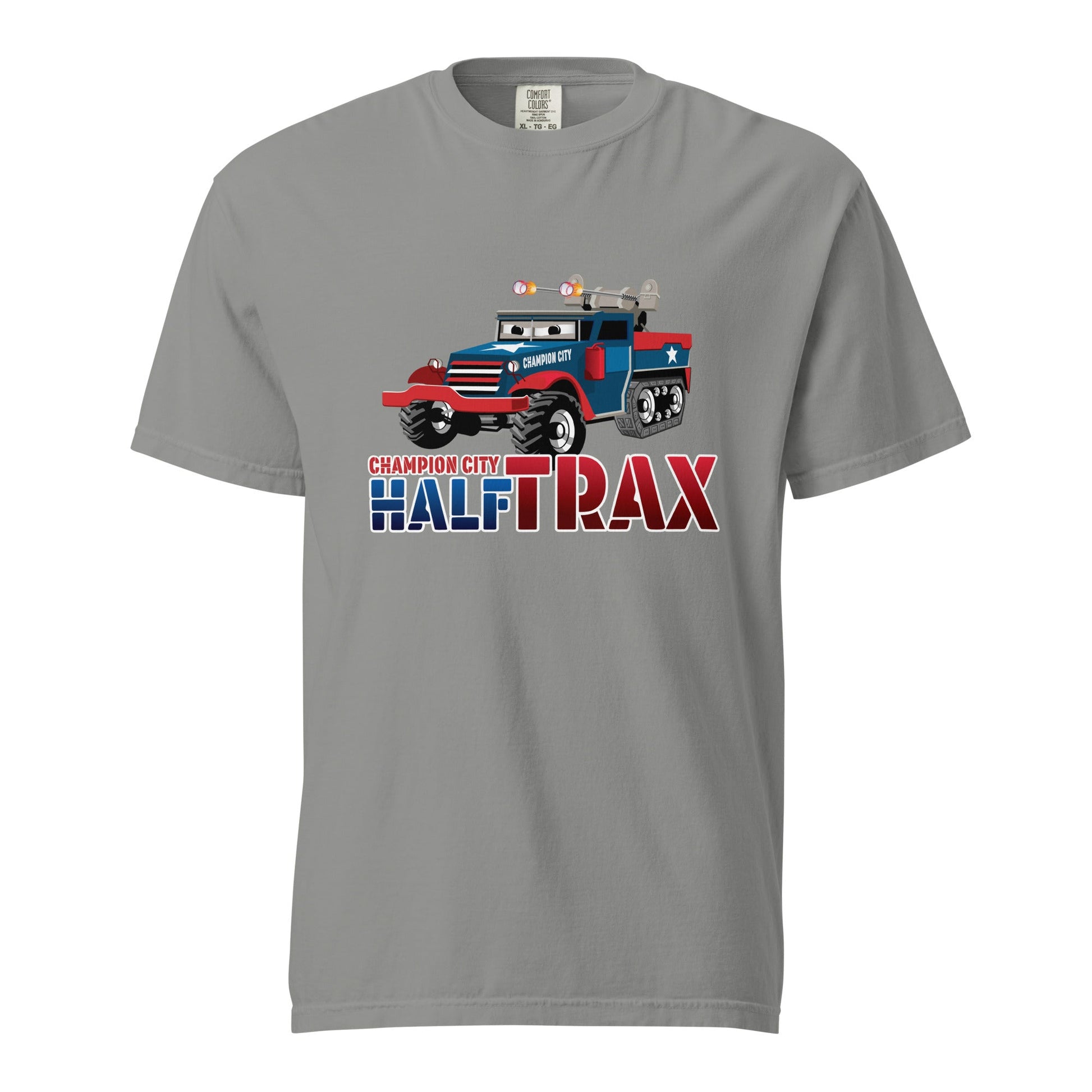 Signature | Comfort Colors T-Shirt | Half Trax Baseball | Mascot Logo