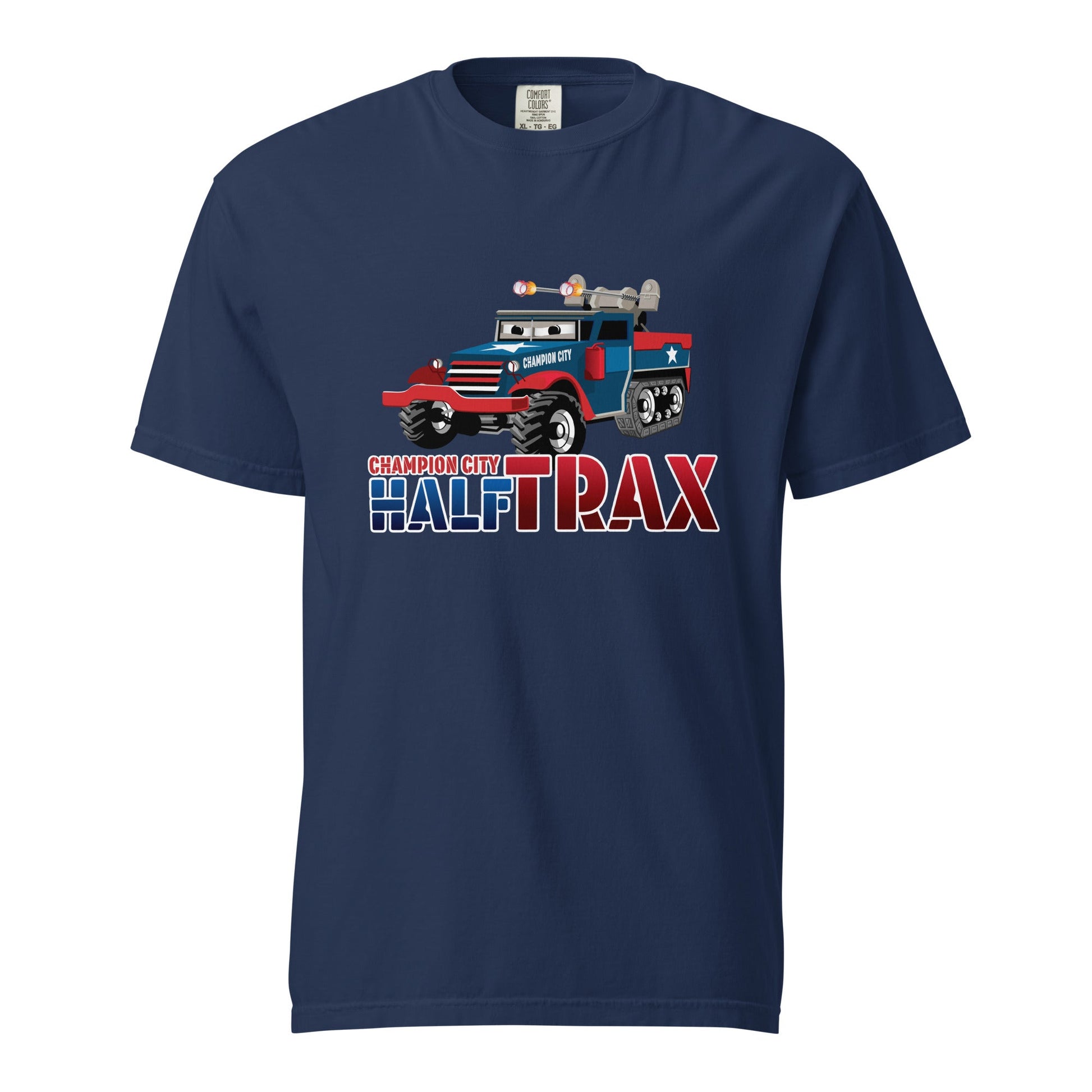 Signature | Comfort Colors T-Shirt | Half Trax Baseball | Mascot Logo