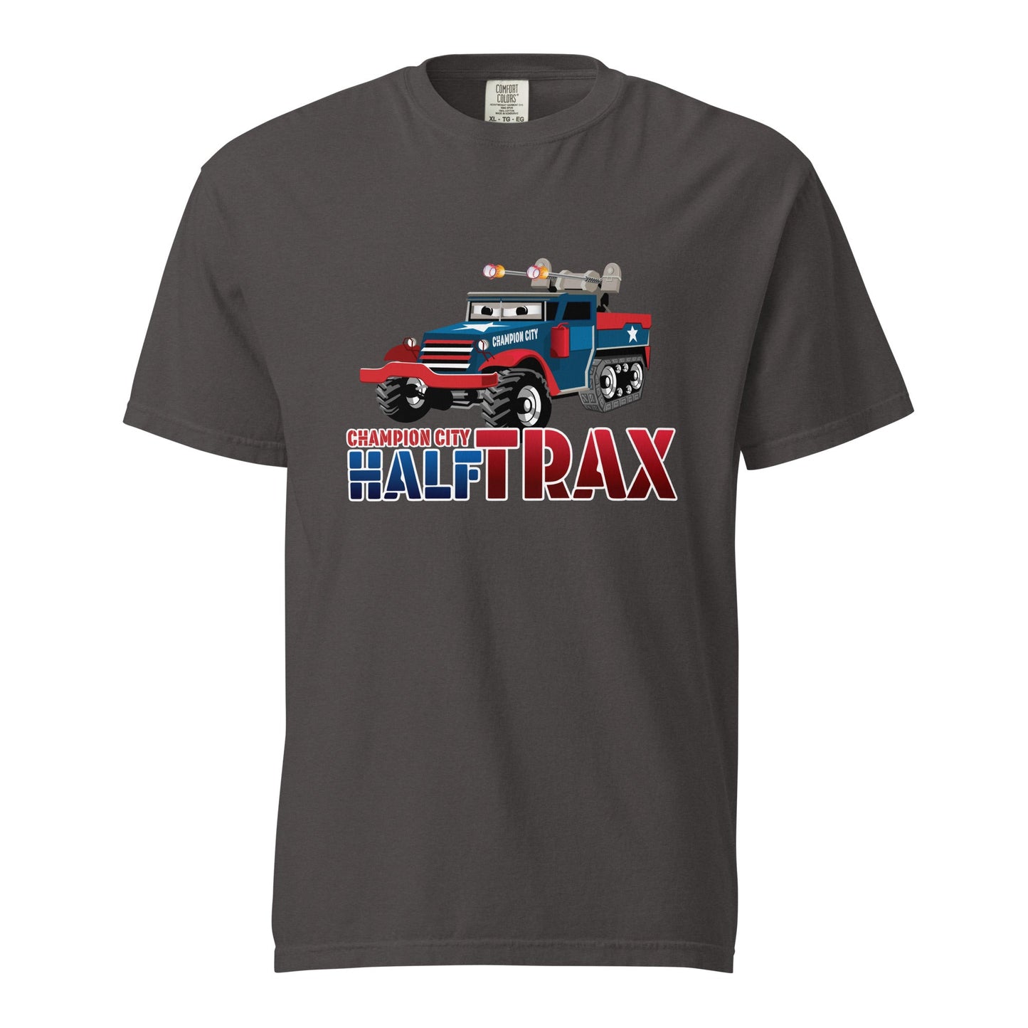 Signature | Comfort Colors T-Shirt | Half Trax Baseball | Mascot Logo