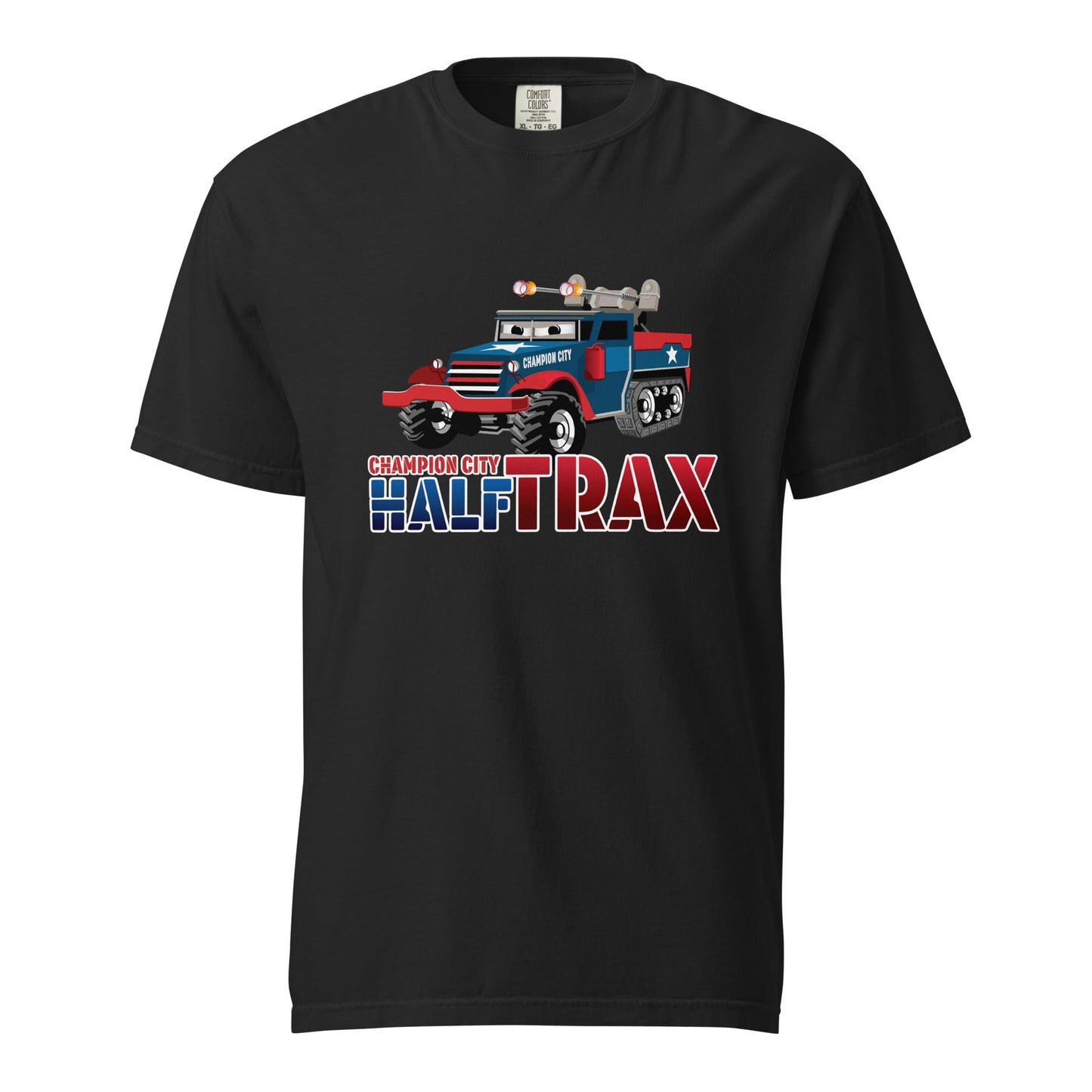 Signature | Comfort Colors T-Shirt | Half Trax Baseball | Mascot Logo